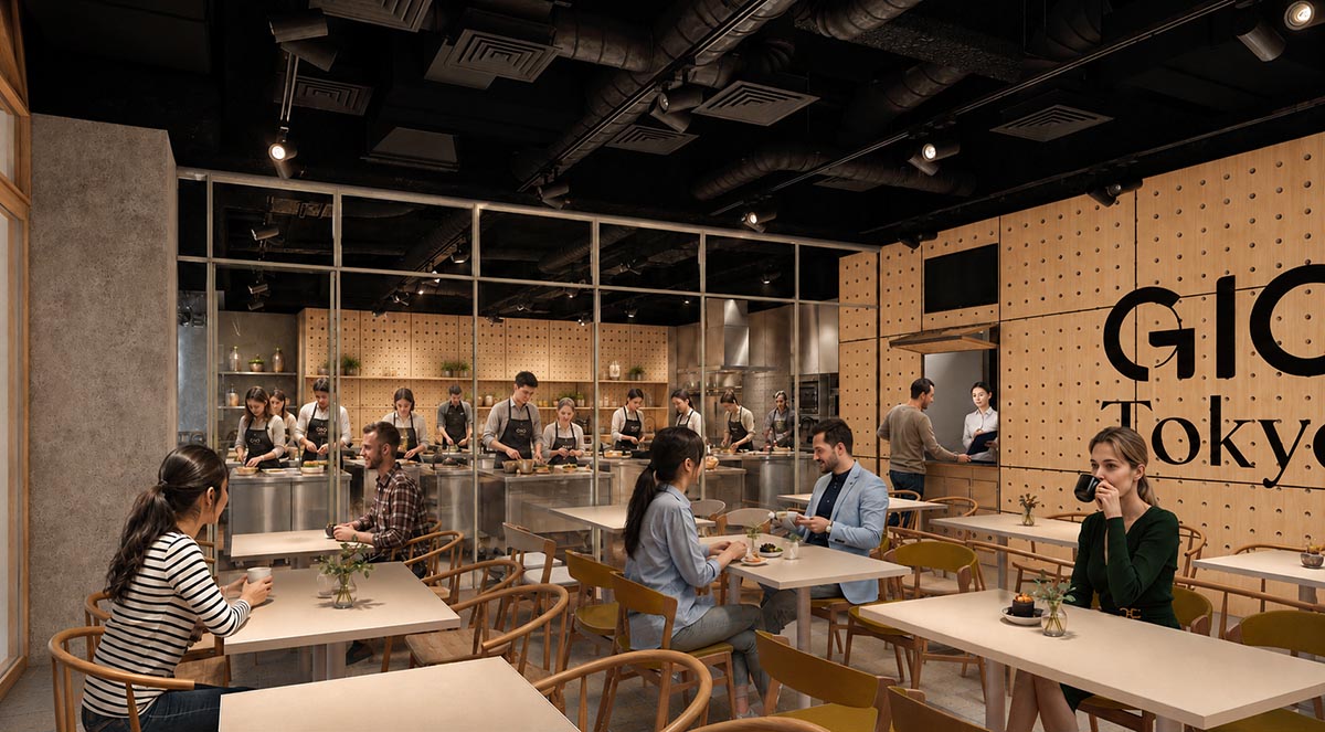 BAT DISEÑA GIC TOKYO, UN HUB GASTRONÓMICO FLEXIBLE PARA IMPULSAR LA INNOVACIÓN, LA FORMACIÓN Y LA CULTURA CULINARIA JAPONESA