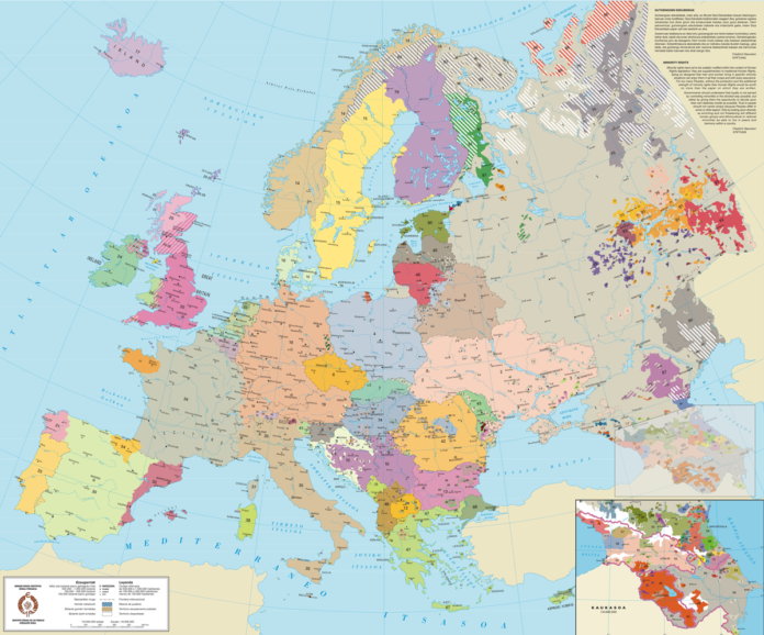 mapa europa de los pueblos