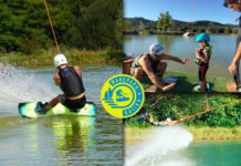 Wakepark Gatika aúna las características perfectas para practicar wakeboard, paddle surf y yoga