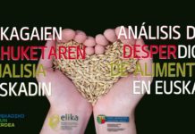 Un estudio pionero, ayuda a Euskadi a avanzar en el control del despilfarro alimentario