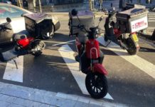 Una moto eléctrica para reparto de Vostok Electric Vostok Electric