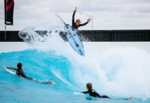 Wavegarden Cove en el primer campeonato oficial de la Liga Mundial de Surf en piscinas de olas Wavegarden