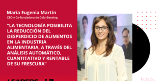 Maria Eugenia Martín, una mujer vasca CEO y co-fundadora de ColorSensing