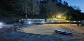 Las luminarias inalámbricas TESLEC alumbran los puertos de Bizkaia