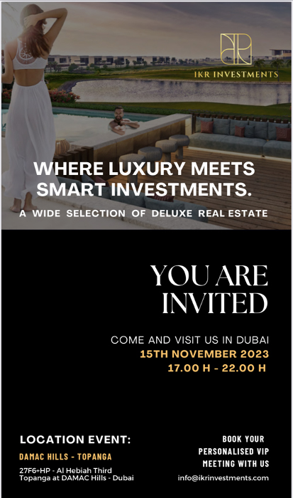 IKR Investments DUBAI 15 November